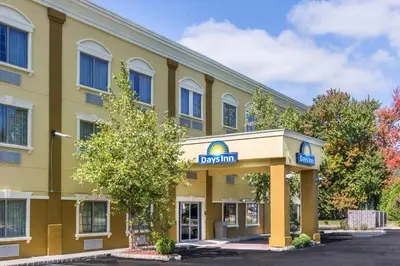 a rendering of the front of a drury inn suites at Days Inn by Wyndham Budd Lake in Budd Lake