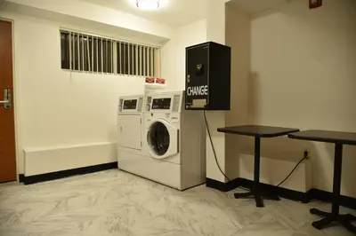 a washer and dryer in a room at Fairfield Inn Hartford Airport in Windsor Locks