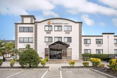 a rendering of a building with a carnegie inn at Comfort Inn Edgewater on Hudson River in Edgewater