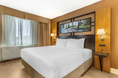 a bedroom with a large bed and a window at Best Western Queens Gold Coast in Queens