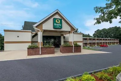 a building with a sign on the front of it at Quality Inn Westfield - Springfield in Westfield