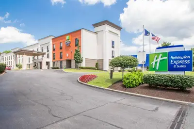 a view of a building at a hospital at Holiday Inn Express & Suites - Albany Airport - Wolf Road by IHG in Albany