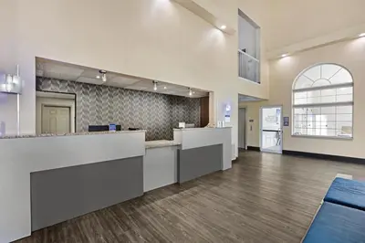 an office with a lobby with a reception counter at Best Western Cooperstown in Cooperstown