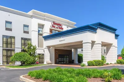 a rendering of the front of a hotel at Hampton Inn & Suites Hartford-Manchester in Manchester