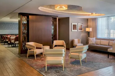 a waiting room with chairs and a couch at Fairfield Inn & Suites by Marriott Great Barrington Lenox/Berkshires in Great Barrington