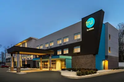 an office building with a ups sign on it at Tru By Hilton Albany Airport, Ny in Latham