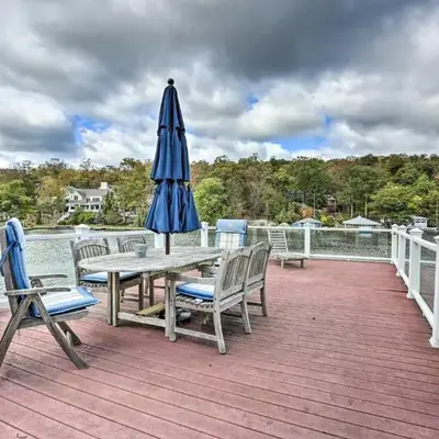 Lake Hopatcong Family Home with Boat Slip and Dock