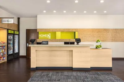 a lobby of a home store at Home2 Suites Long Island City/Manhattan View in Queens