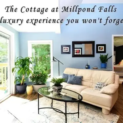 Cottage at Millpond Falls - A Romantic Escape
