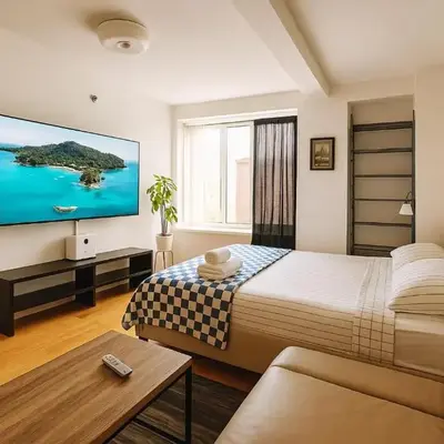 Modern Studio with Private Bathroom and Kitchen