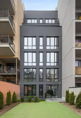 an exterior view of a building at 149BK-501 NEW Prime greenpoint 2BR WD in unit in Brooklyn