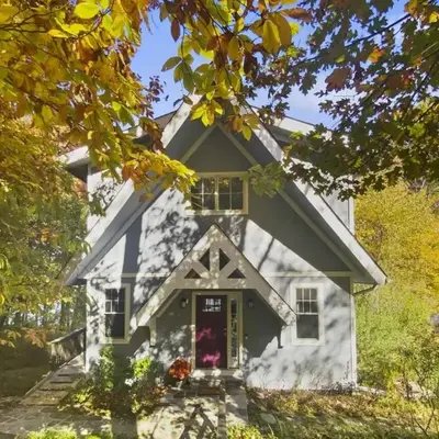 Cottage at Sunny Day