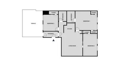 a floor plan of a building at UES 3br penthouse w wd nr Central Park NYC-1110 in New York