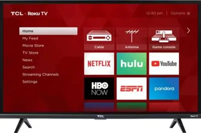 a television screen with the different websites on it at Private Rooms in TownHouse w Shared Baths Qn Bed 1-3ppl in Unionport