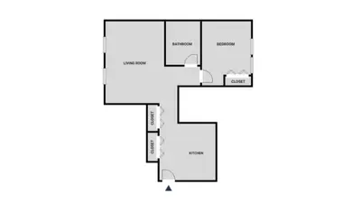 a floor plan of a house at Chelsea 1BR w Gym Concierge nr Penn Stn MSG NYC-439 in New York